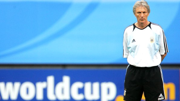 Jose Pekerman as coach of the Argentine national team
