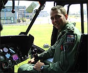 One of the Sea King's crew