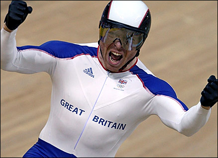 Chris Hoy won Olympic gold in Athens four years ago