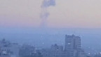اثار القصف الصاروخي على المستوطنات الاسرائيلية