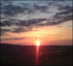 Sunset over Wiltshire