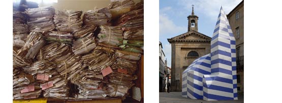 No Border Crossing, 2001-2006 © Zarina Bhimji. DACS, London 2007 courtesy Haunch of Venison (HoV) / Camouflage Church, 2006 © Nathan Coley courtesy doggerfisher and HoV