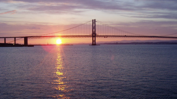 Sunset over the Forth