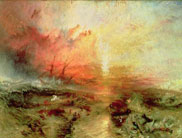 Slavers throwing overboard the Dead and Dying - Typhon coming on ('The Slave Ship') (1840)