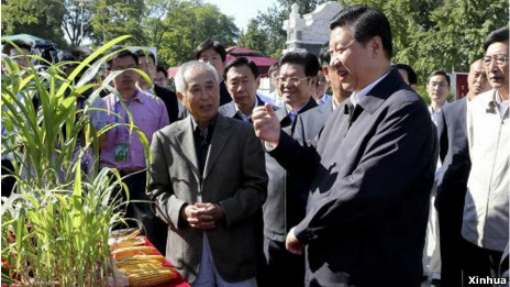 中国国家副主席习近平出席中国农业大学的全国科普日活动(15/09/2012)