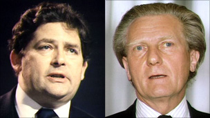 Nigel Lawson and Michael Heseltine