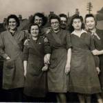 Cleaning Staff — Francis Kay, Edna Hepplestone, Mabel Harrop, Jean Cook, Betty Wainright, Ethel Turton, Kathleen Henstock