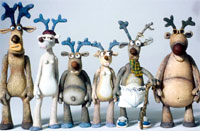Cartoon reindeer