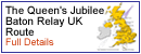 The Queen's Jubilee Baton Relay Route
