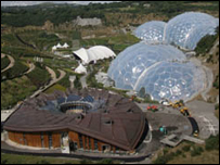 The Core and biomes at Eden