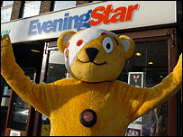 Pudsey at the Evening Star