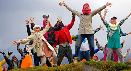 Still taken from Maria Bock's short film Bald Guy (Skallamann). Image © Maria Bock