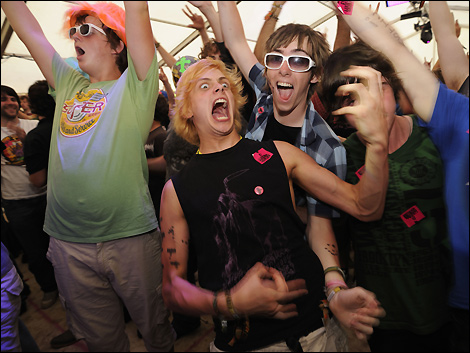 1. Reading Festival Air Guitar Record Breakers