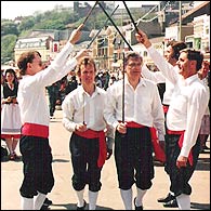 Dancing sword: Cyril is on the extreme right