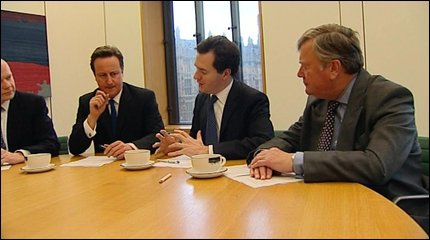 William Hague, David Cameron, George Osborne and Ken Clarke