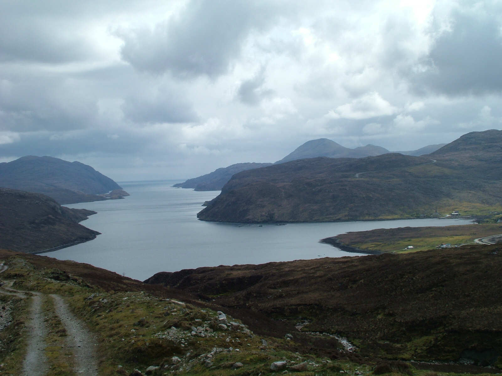 View down Loch Seaforth from Aline