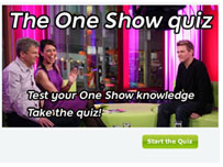 Screengrab of The One Show quiz