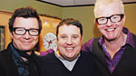 Rick Astley, Peter Kay and Chris