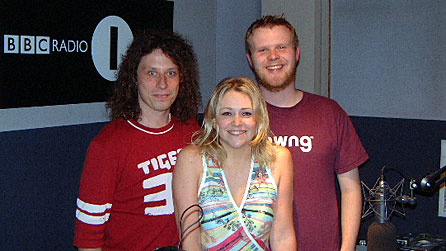 Stuart Cable, Bethan Elfyn and Huw Stephens