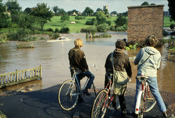 Flooding in the West Country, 1968