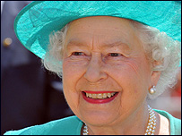 The Queen on Weymouth beach (11/06/09)