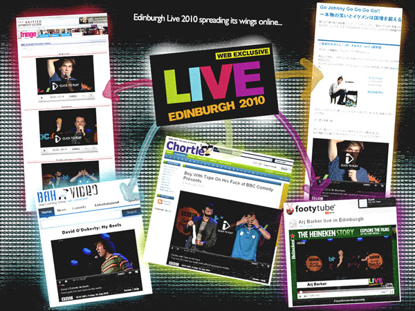 Edinburgh Live videos featured on various other websites.