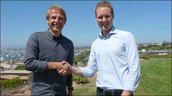 Jurgen Klinsmann and Dan Walker