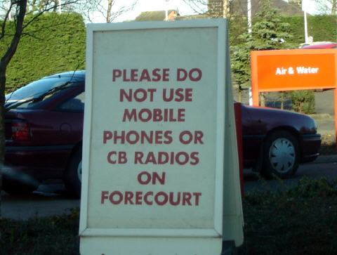 Forecourt sign