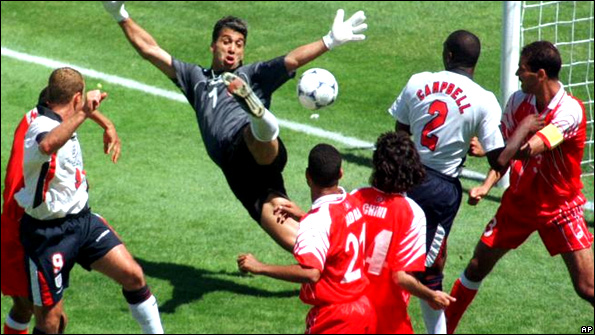 Sol Campbell at the 1998 World Cup