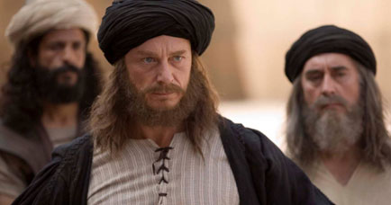 Caiaphas, and Annas (right)