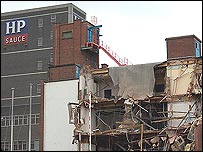 Demolition begins - 11th July 2007