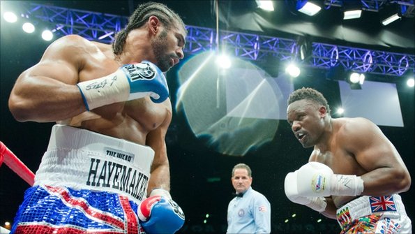 David Haye and Dereck Chisora