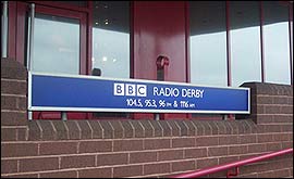 The entrance to BBC Radio Derby
