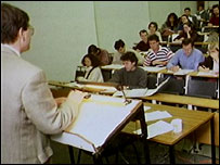 大学教师讲课