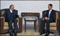 منوچهر متکی و بشار اسد