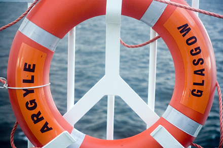 MV Argyle - Life Ring - Bute Photography