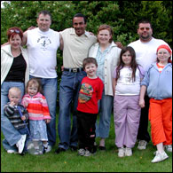 David and the family in the UK