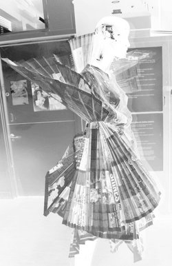 Paper Dress (side) by Shae