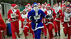 Photograph of Santa Runners