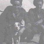 This is me and my buddy and my adopted dog, Nifty.