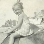 This is me when I was nearly four. This is the only picture of me that is closest to the age that I was when I was evacuated.