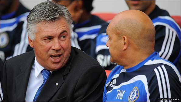 Carlo Ancelotti and Ray Wilkins