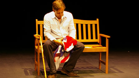 Richard Elfyn in rehearsal. Photo: Erich Talbot