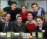 Tim with his Warwick team mates