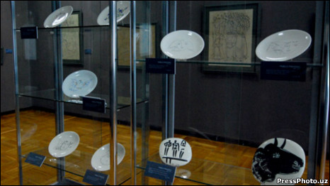 Twelve works from Picasso on display in Tashkent