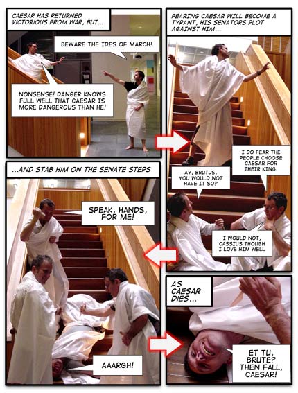 Julius Caesar photostory