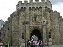 Bargate Monument in central southampton