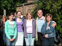 Cath, Lizz and their German host family