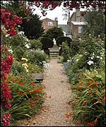 Path through garden
