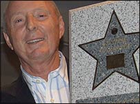 Jasper Carrott with his star